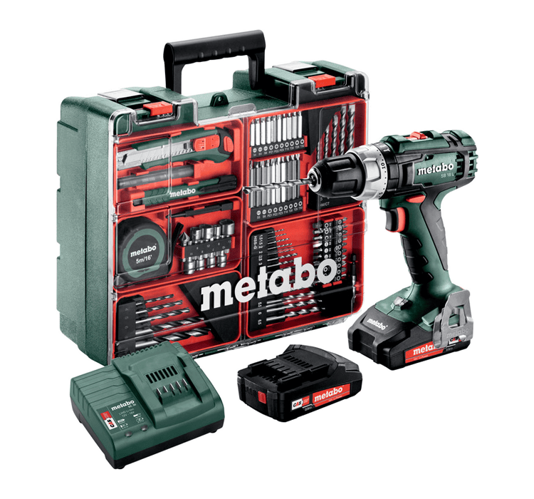 Metabo SB 18 L Set Mobile Workshop Cordless Hammer Drill