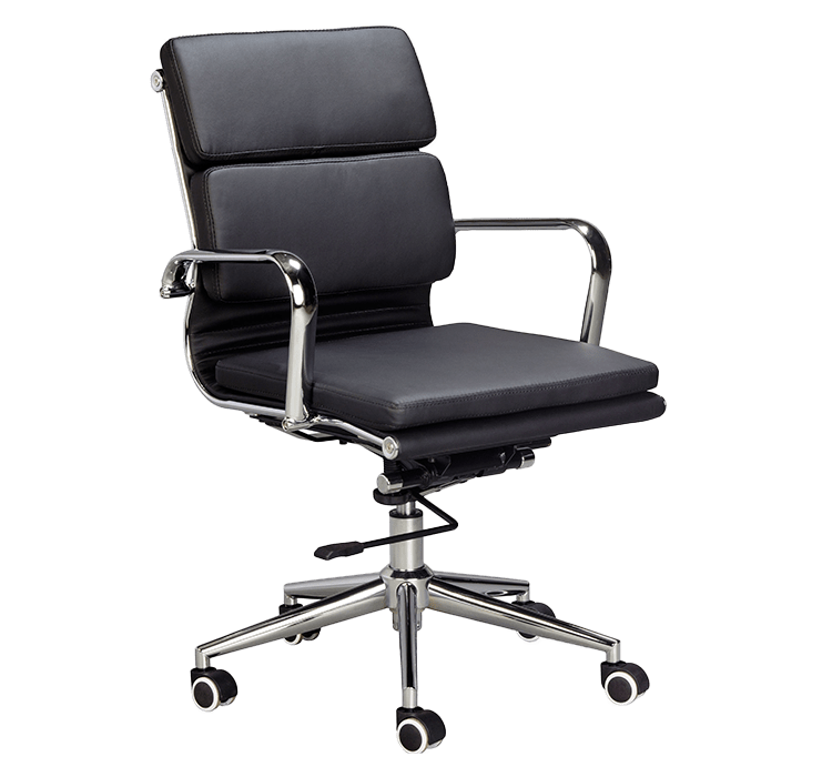 Padded Eames Executive Medium Back Chair