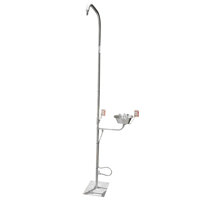 Single Hand Operated Saftey Shower