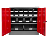 Red Door - Linbin ® Storage Bin Half Size Cabinet Kit
