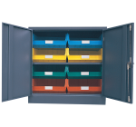 Linbin ® Storage Bin Half Size Cabinet Kit 4