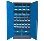 Blue - Linbin ® Storage Bin Cabinet Kit 1