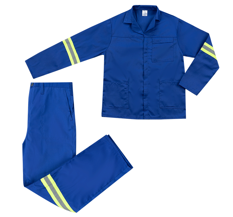 Royal Blue Conti Suit With Reflective Tape