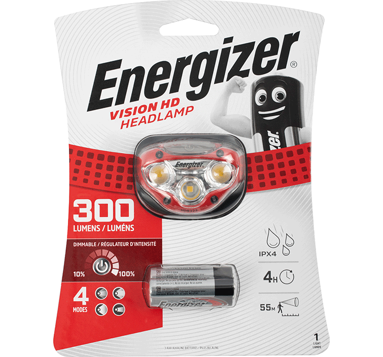 Energizer Vision HD Headlight - 3 AAA
