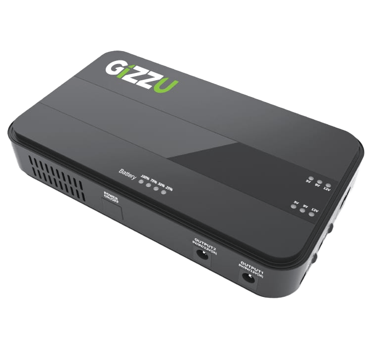 Gizzu Mini 8800mAh Dual-voltage DC UPS