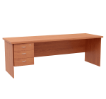 Office Desk with 3 Drawer Pedestal