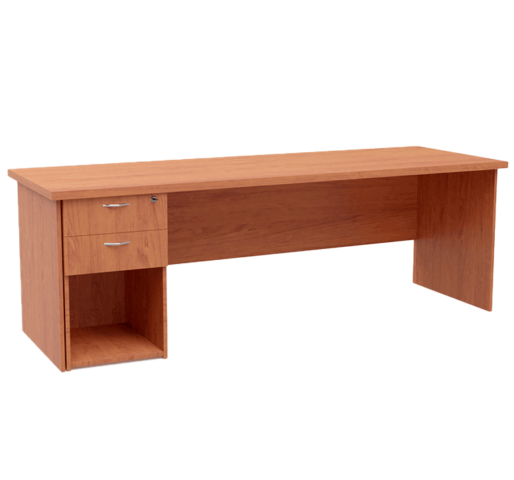 Office Desk with 2 Drawer Lever Arch Pedestal | Office & Outdoor Supplies