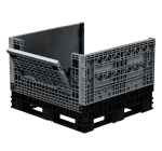 Collapsible Bin 34" Two Drop Doors - 1140 X 1220 X 865H