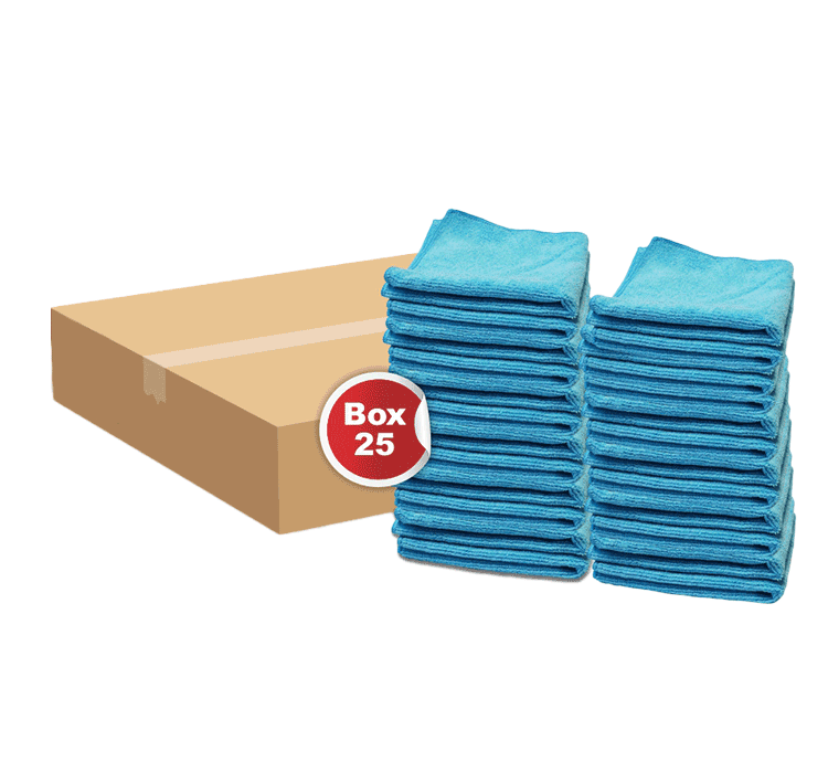 Micro Fibre Cloth Blue 280gsm (Box of 25)