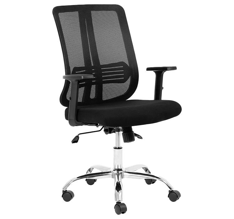 Chrome Lenny Medium Back Chair