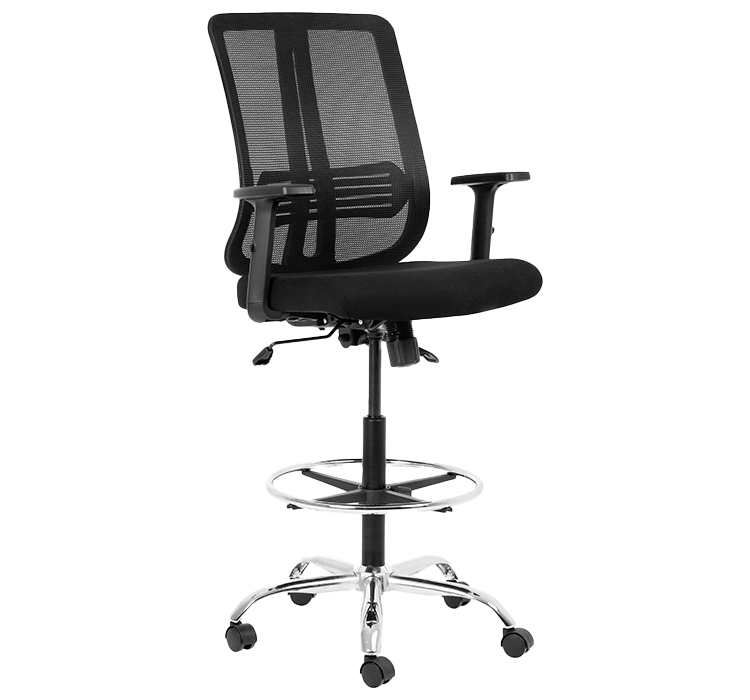 Chrome Lenny Draughtsman Chair