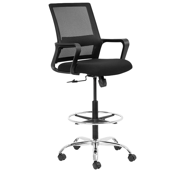 Chrome Cindy Draughtsman Chair